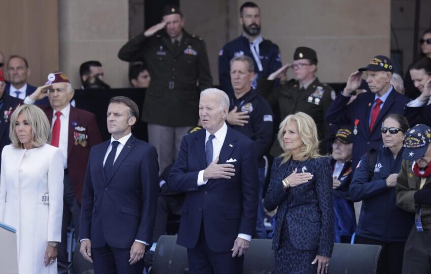  Nos 80 anos do Dia D, Biden compara luta contra os nazistas à guerra na Ucrânia