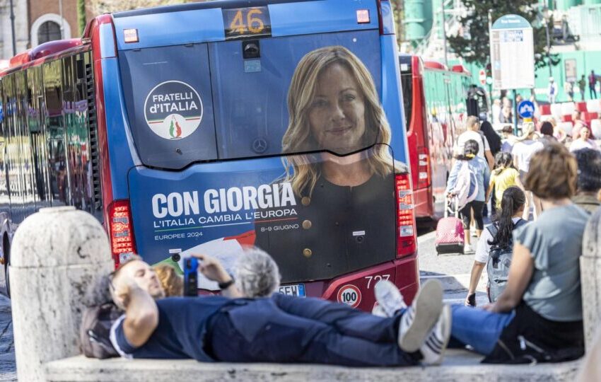  Com Meloni candidata, direita mira maior presença no Parlamento Europeu