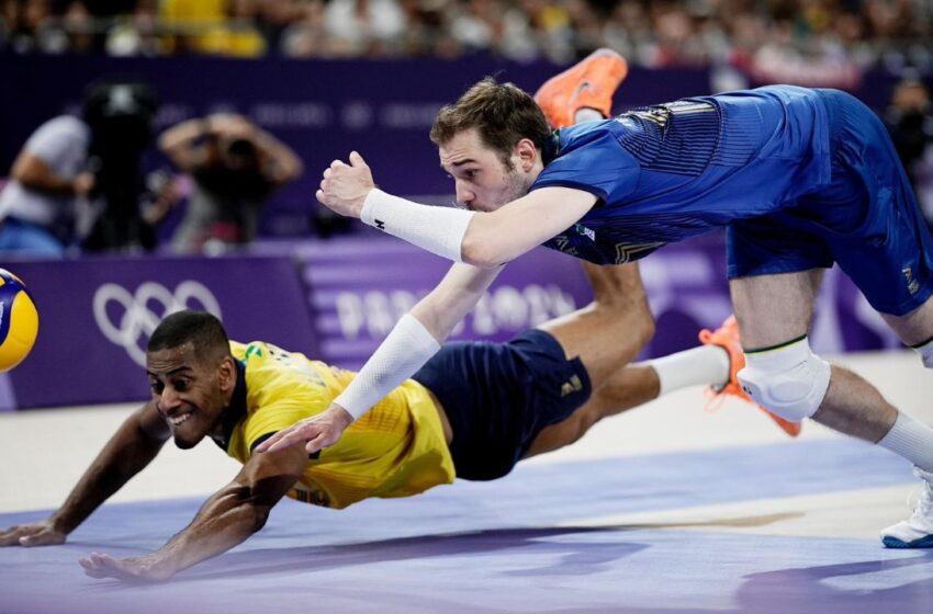  Brasil leva virada da Polônia no vôlei masculino, segue sem vencer e se complica por classificação
