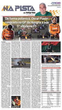  De forma polêmica, Oscar Piastri conquista no GP da Hungria a sua 1ª vitória na F1