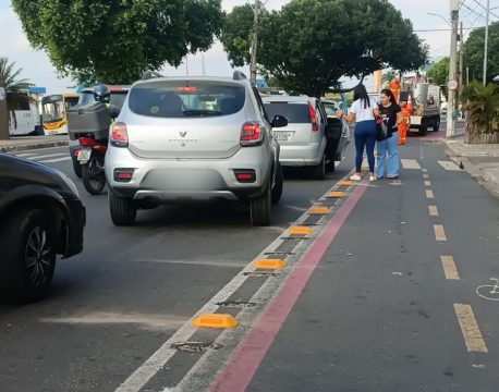  Ciclofaixa na Avenida XV de Novembro gera reclamações de motoristas