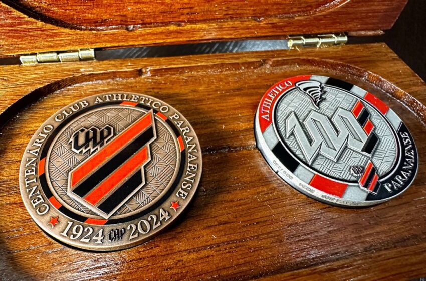  Athletico lança medalha de ouro mais cara que da Olimpíada de Paris