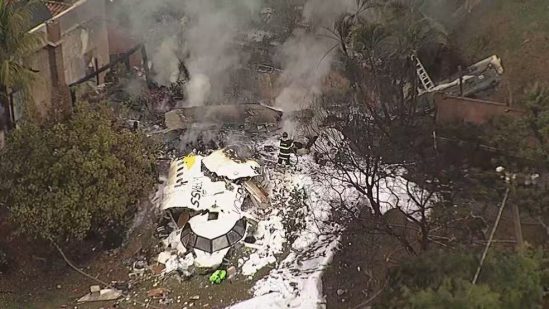  Prefeitura de Vinhedo confirma que não há sobreviventes em queda de avião com 62 pessoas