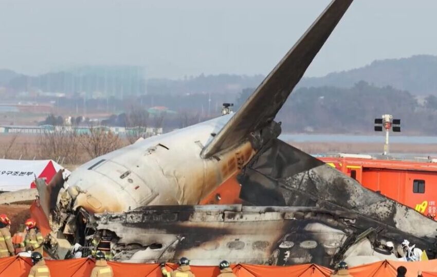  Avião colide contra muro na Coreia do Sul e deixa 179 mortos; duas pessoas sobreviveram
