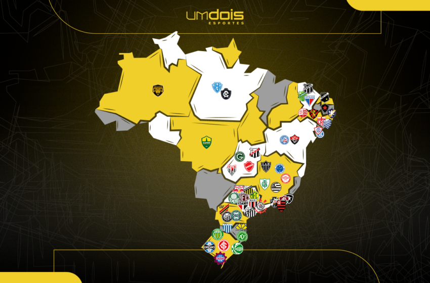  Times do Nordeste atropelam Região Sul no mapa do futebol brasileiro em 2025