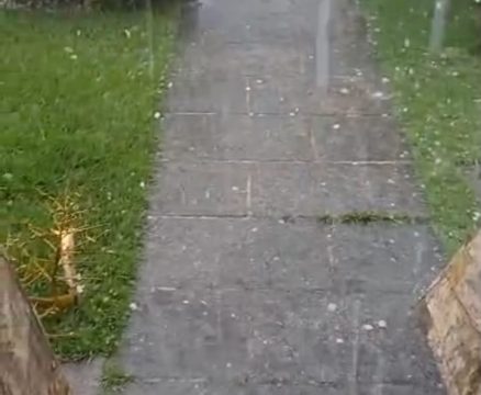  Campos registra chuva de granizo no primeiro domingo de 2025