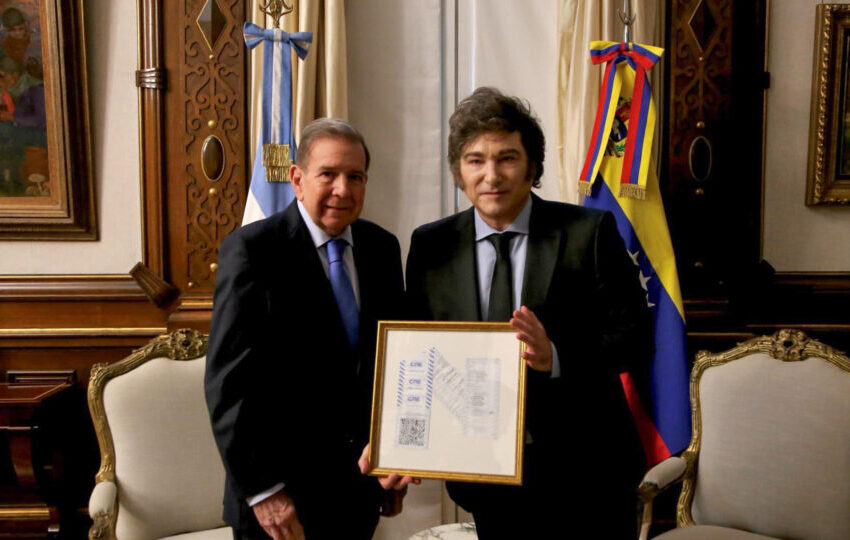  “Argentina não será cúmplice do silêncio diante dos abusos de Maduro”, diz Milei