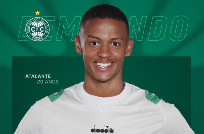  Coritiba anuncia jovem atacante como reforço para 2025
