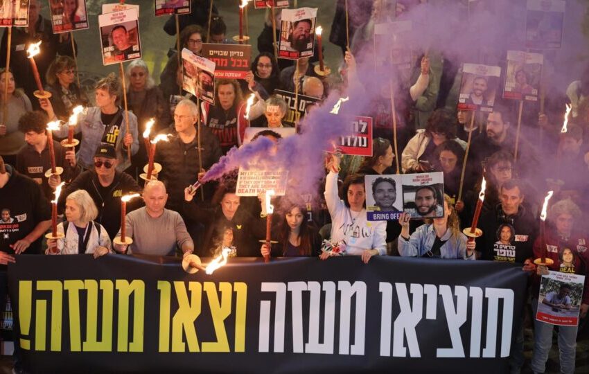  “Luta vai seguir até o último refém ser devolvido”, dizem familiares após acordo entre Israel e Hamas