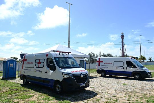  Saúde com estrutura montada para atender aos veranistas em Farol de São Tomé