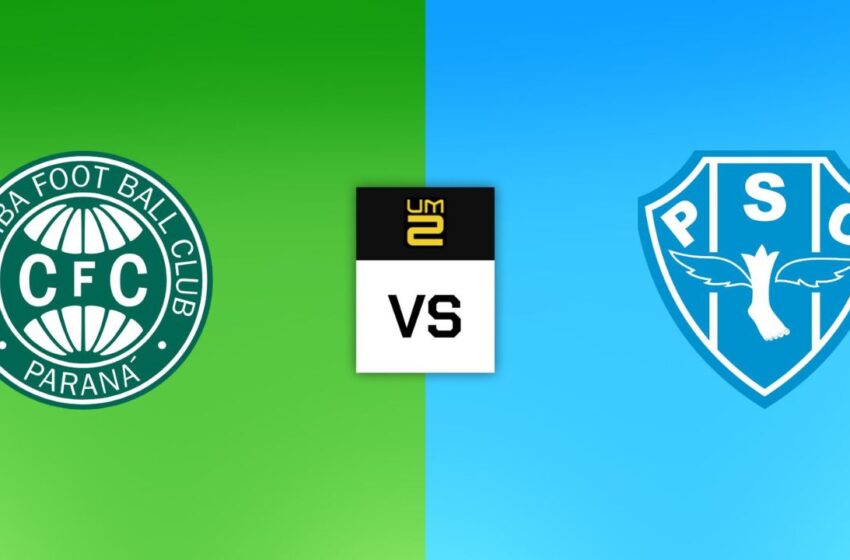 Ao vivo: Coritiba busca se isolar na liderança da Série B contra o Paysandu; siga em tempo real