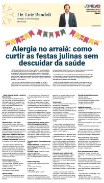 Alergia no arraiá: como curtir as festas julinas sem descuidar da saúde