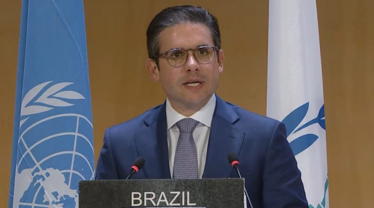  Em Genebra, Hugo Motta defende diálogo, cooperação e diplomacia