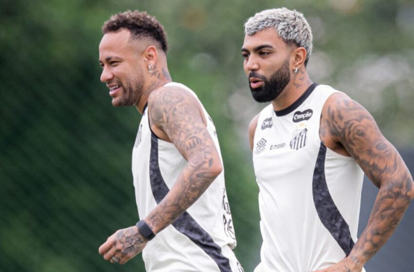  Neymar e Gabigol na Arena? Confira a provável escalação do Santos