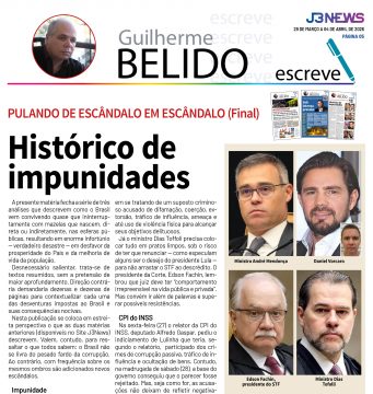  Histórico de Impunidades