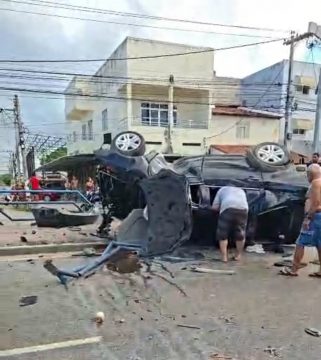  Grave acidente na Avenida 28 de Março em Campos