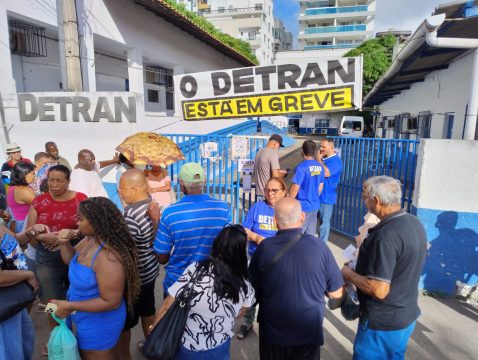 Servidores do Detran-RJ anunciam greve a partir desta segunda
