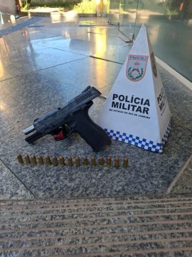  “Segurança” do tráfico é detido com arma e munições  em SFI