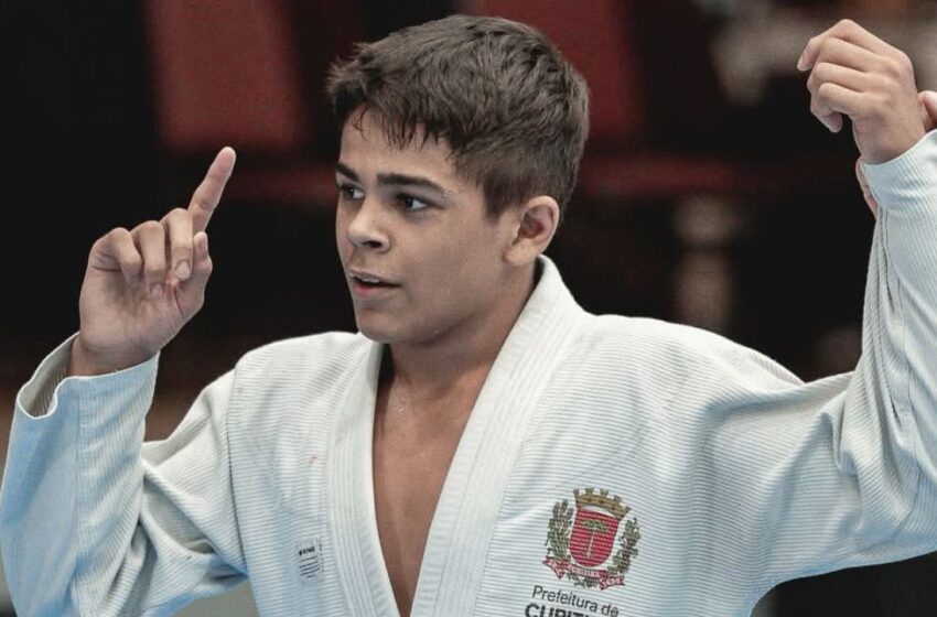 Fenômeno curitibano de 14 anos mira título mundial no jiu-jitsu