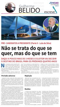  Daqui a pouco mais de 5 meses o eleitor vai decidir o destino do Brasil dos próximos 4 anos
