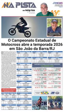  O Campeonato Estadual de Motocross abre a temporada 2026 em São João da Barra/RJ