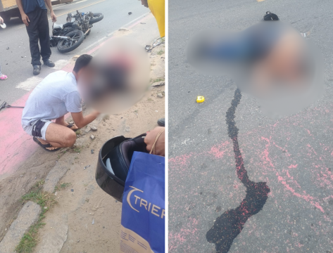  Colisão entre moto e bicicleta elétrica deixa dois feridos, em Guarus