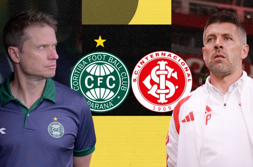  Coritiba x Internacional: Escalações e onde assistir ao vivo