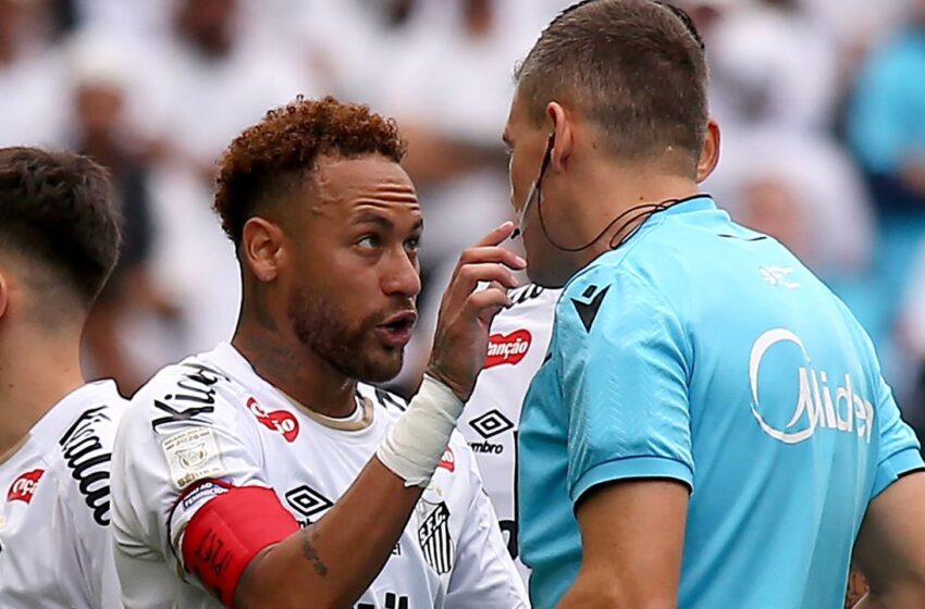  Após confusão com Neymar, Santos pede anulação de jogo contra o Coritiba