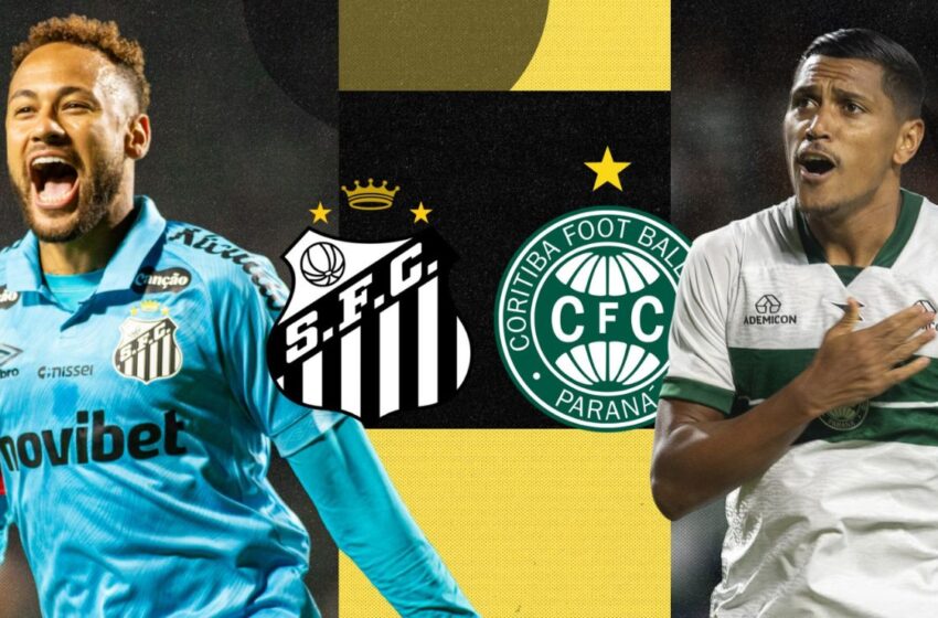  Santos x Coritiba: Escalações e onde assistir ao vivo