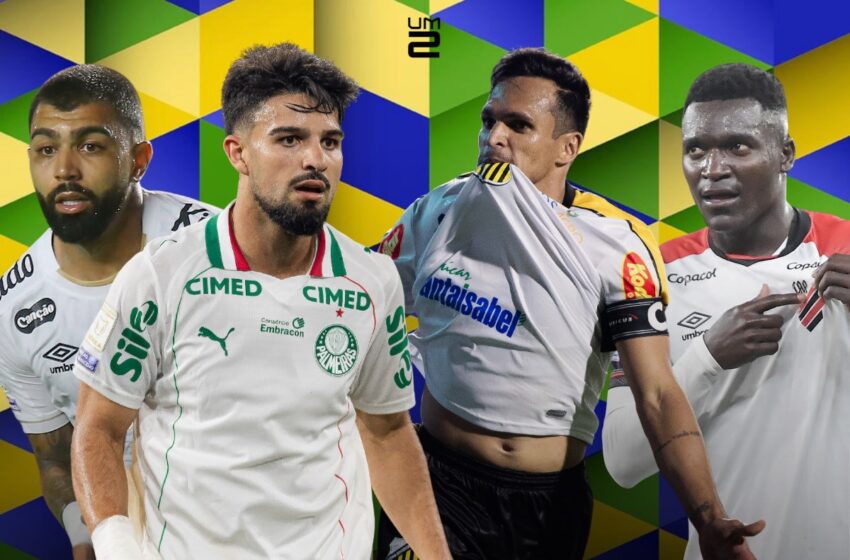  Artilheiro do Brasileirão pelo Athletico, ex-Coritiba e medalhões disputam ranking de gols da temporada